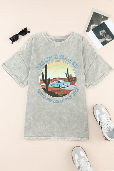 Desert Dreamer Mineral Wash Graphic Tee