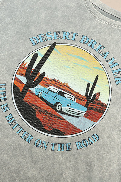 Desert Dreamer Mineral Wash Graphic Tee