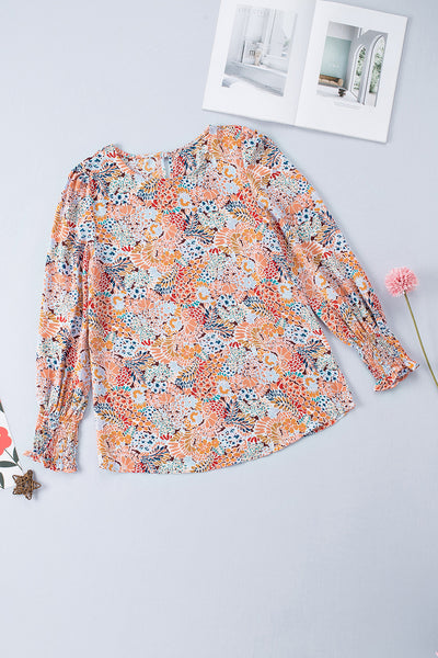 Puff Sleeve Floral Blouse