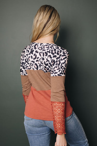 Janessa Color Block Top