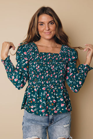 Lorna Floral Top