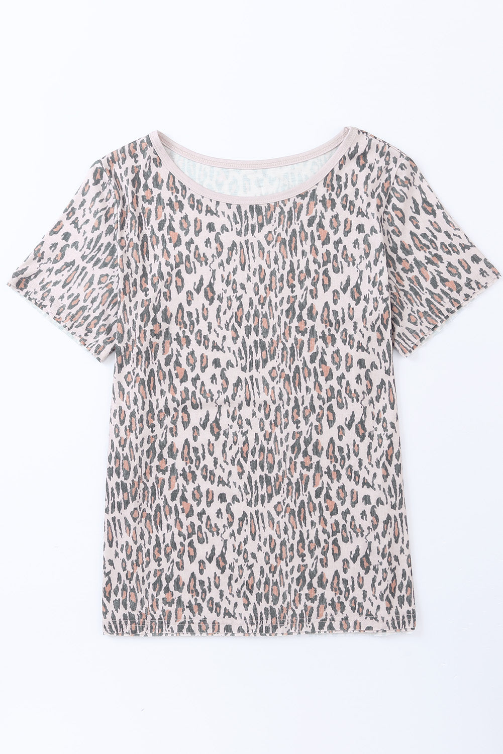 Animal Print Casual T-shirt