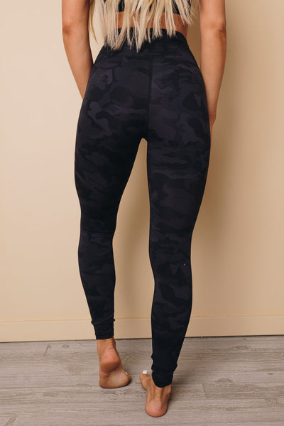 Camille Camo Ripped Leggings