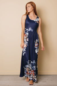 Tanya Floral High Waist Maxi Dress