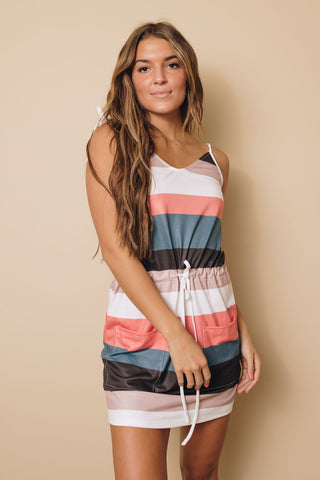 Olson Stripe Mini Dress