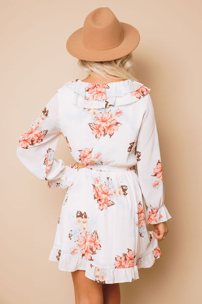 Ashley Floral Ruffled Dress