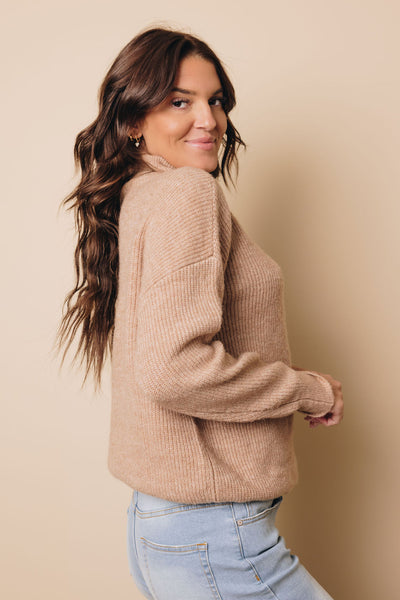 Victoria Buttoned Comfy Sweater