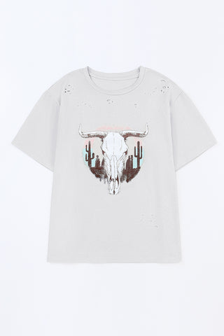 Desert Vintage Longhorn Graphic Tee