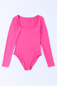 Long Sleeve Square Neck Bodysuit