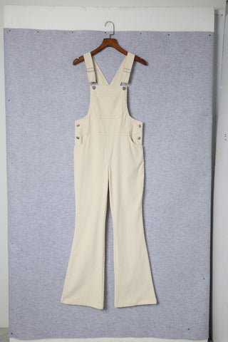 Corduroy Bib Suspender Wide Leg Overall